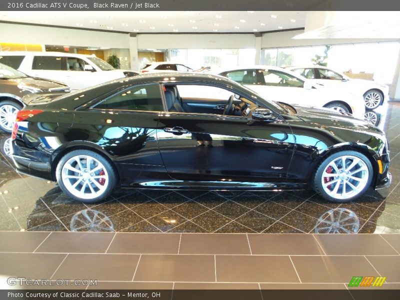 Black Raven / Jet Black 2016 Cadillac ATS V Coupe