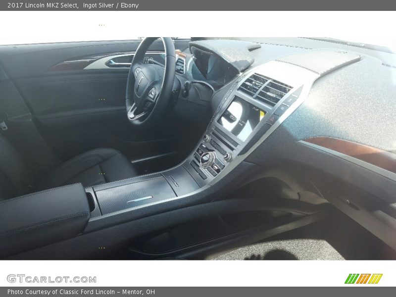 Ingot Silver / Ebony 2017 Lincoln MKZ Select