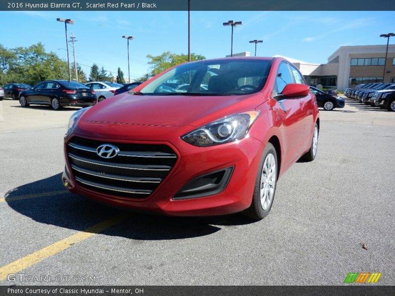 Scarlet Red Pearl / Black 2016 Hyundai Elantra GT