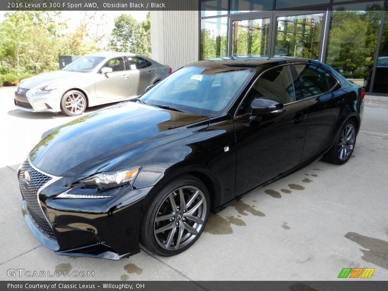 Obsidian Black / Black 2016 Lexus IS 300 F Sport AWD