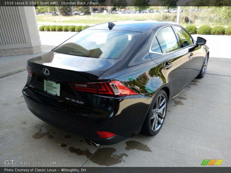 Obsidian Black / Black 2016 Lexus IS 300 F Sport AWD