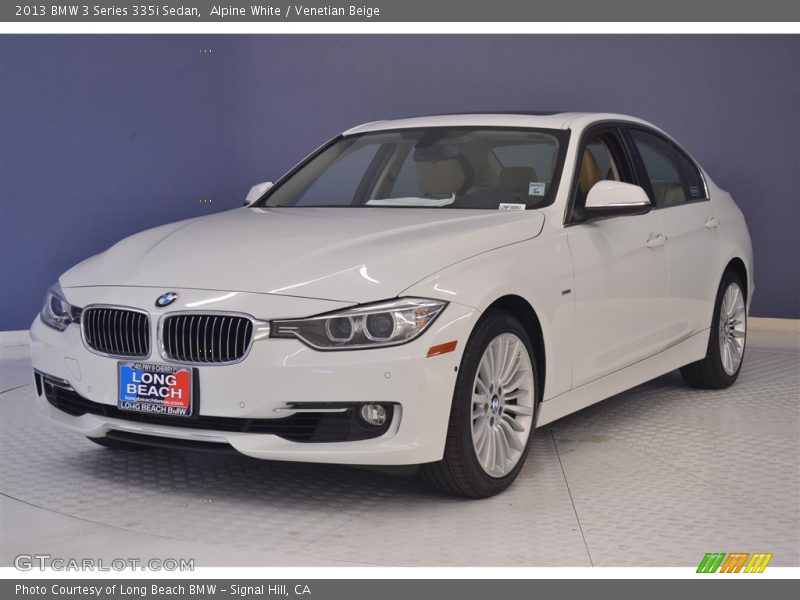 Alpine White / Venetian Beige 2013 BMW 3 Series 335i Sedan
