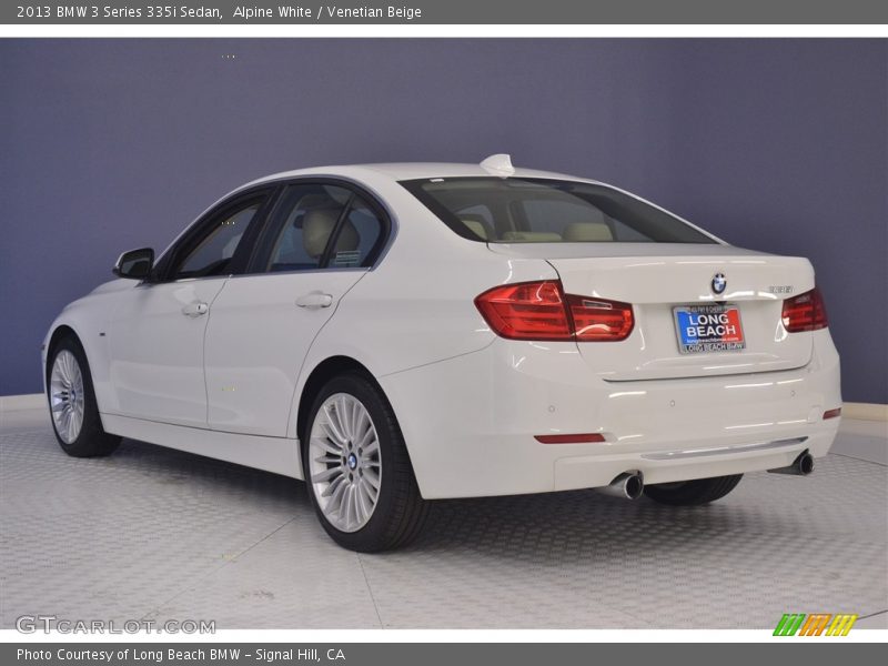 Alpine White / Venetian Beige 2013 BMW 3 Series 335i Sedan