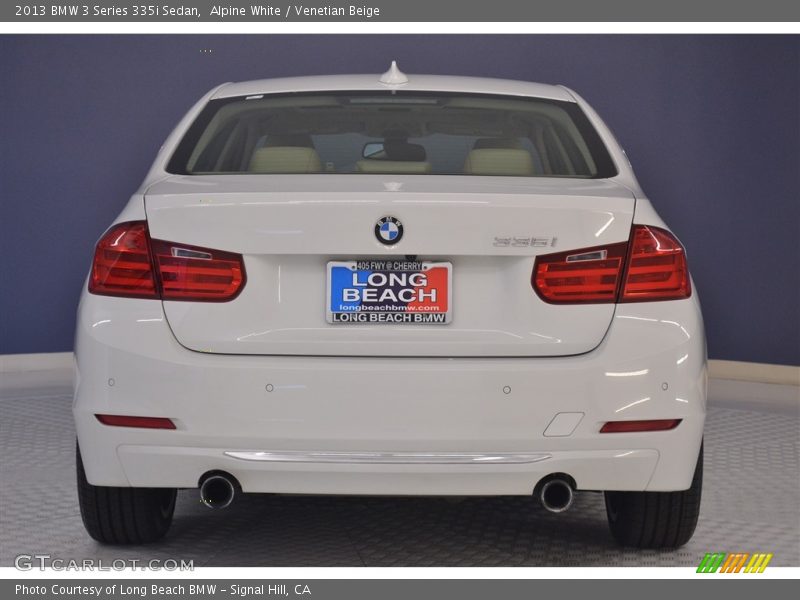Alpine White / Venetian Beige 2013 BMW 3 Series 335i Sedan