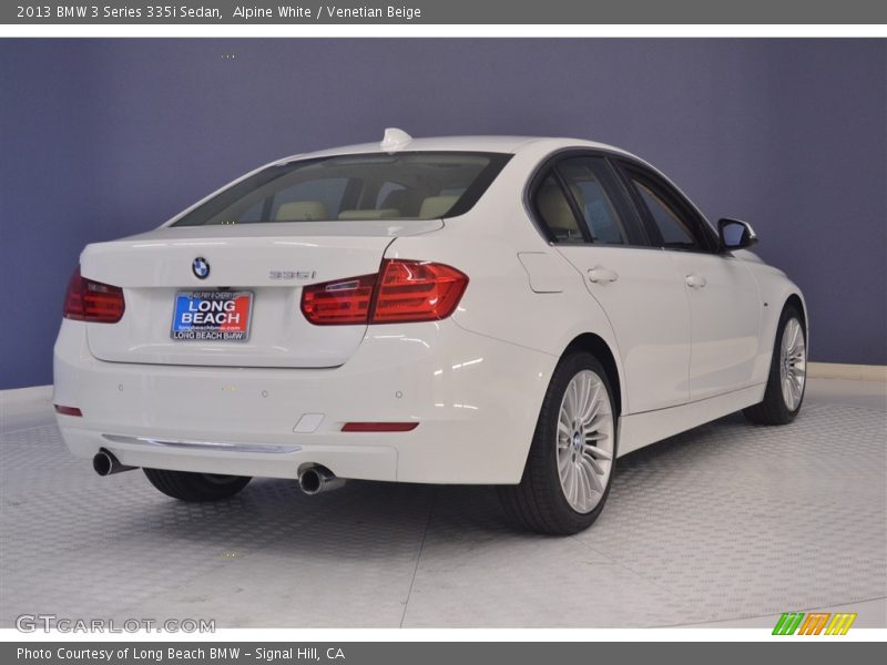 Alpine White / Venetian Beige 2013 BMW 3 Series 335i Sedan
