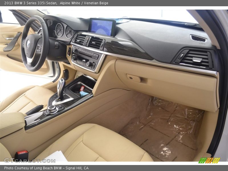 Alpine White / Venetian Beige 2013 BMW 3 Series 335i Sedan