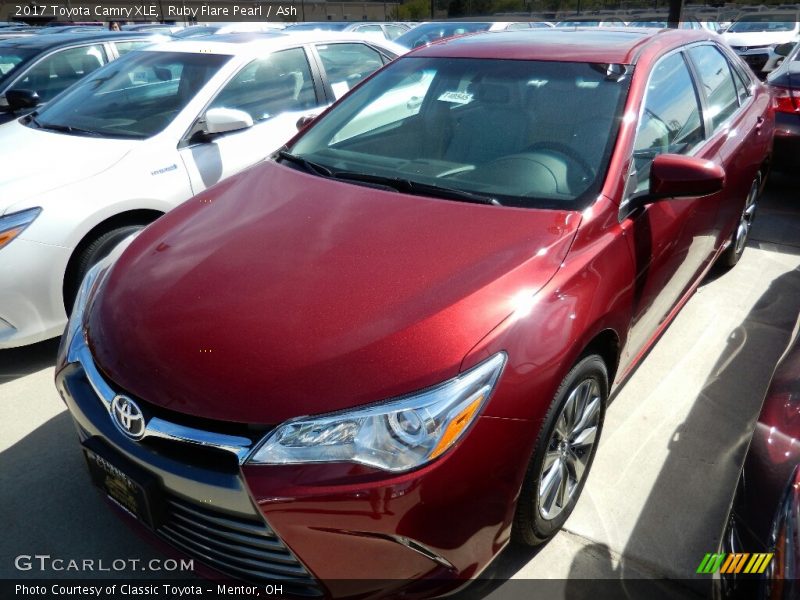 Ruby Flare Pearl / Ash 2017 Toyota Camry XLE
