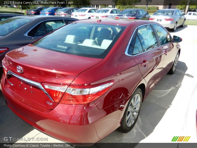 Ruby Flare Pearl / Ash 2017 Toyota Camry XLE