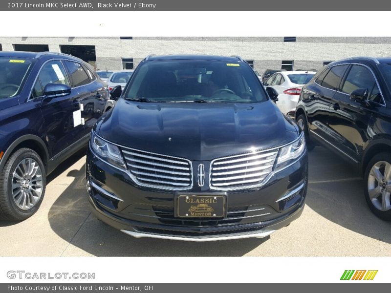 Black Velvet / Ebony 2017 Lincoln MKC Select AWD