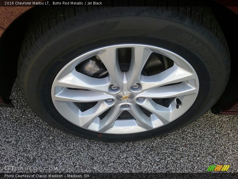 Butte Red Metallic / Jet Black 2016 Chevrolet Malibu LT