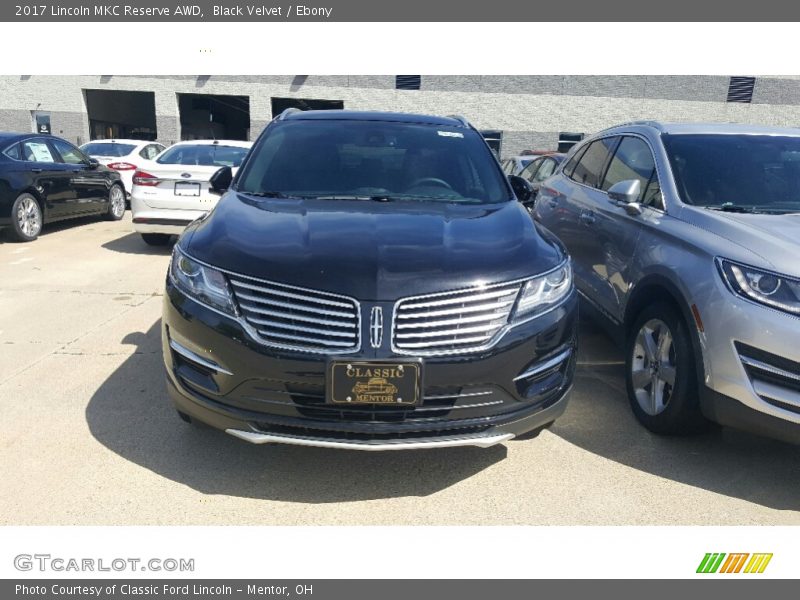 Black Velvet / Ebony 2017 Lincoln MKC Reserve AWD