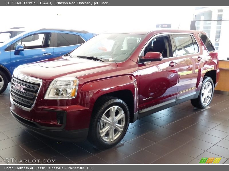 Crimson Red Tintcoat / Jet Black 2017 GMC Terrain SLE AWD