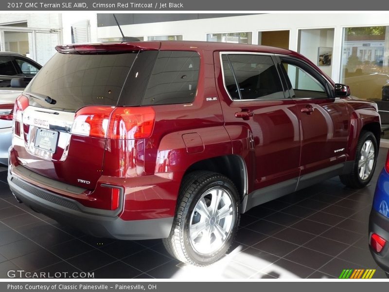 Crimson Red Tintcoat / Jet Black 2017 GMC Terrain SLE AWD