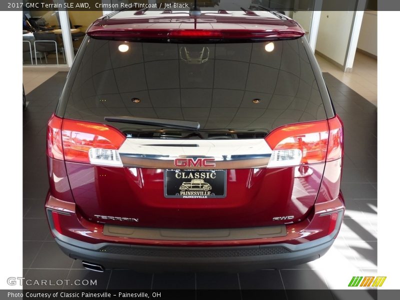 Crimson Red Tintcoat / Jet Black 2017 GMC Terrain SLE AWD