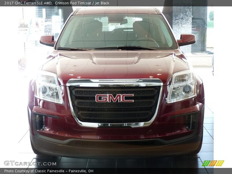 Crimson Red Tintcoat / Jet Black 2017 GMC Terrain SLE AWD