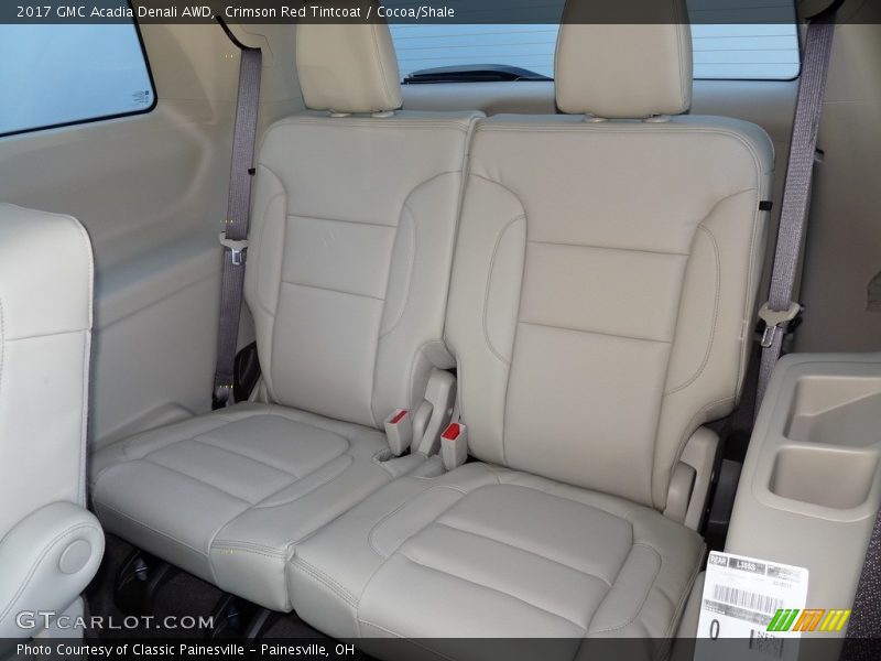 Rear Seat of 2017 Acadia Denali AWD