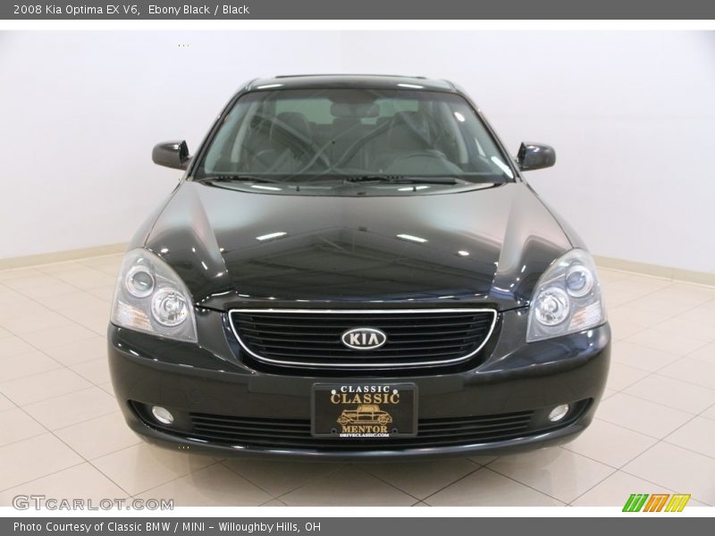Ebony Black / Black 2008 Kia Optima EX V6