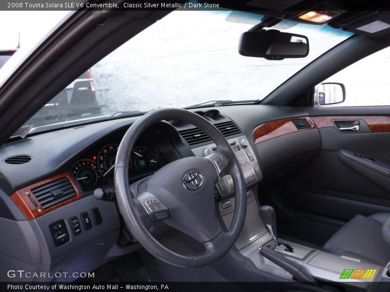 Classic Silver Metallic / Dark Stone 2008 Toyota Solara SLE V6 Convertible