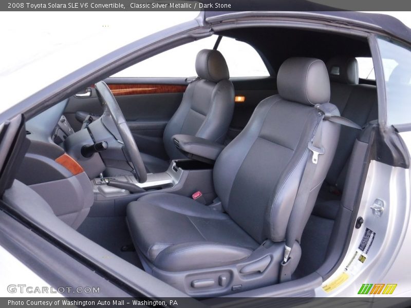Classic Silver Metallic / Dark Stone 2008 Toyota Solara SLE V6 Convertible