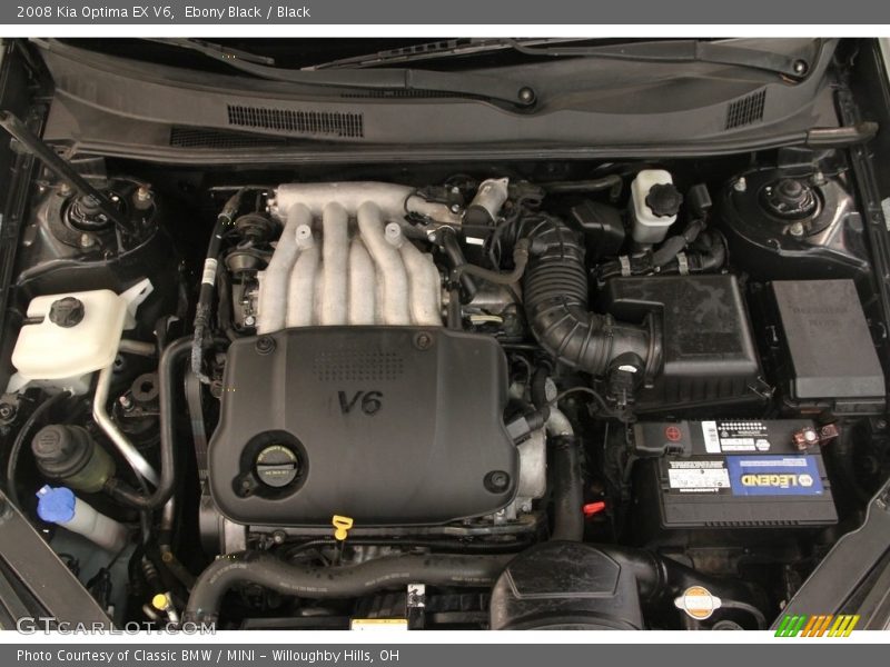 Ebony Black / Black 2008 Kia Optima EX V6