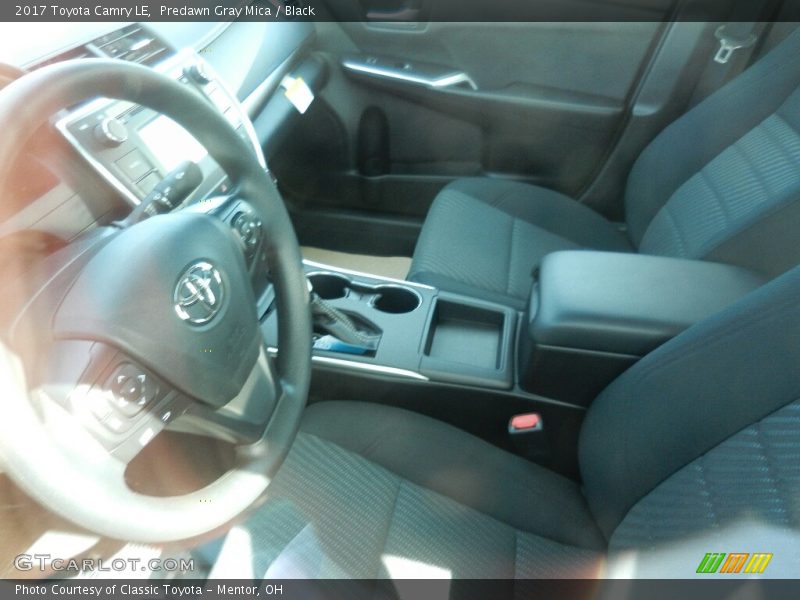 Predawn Gray Mica / Black 2017 Toyota Camry LE