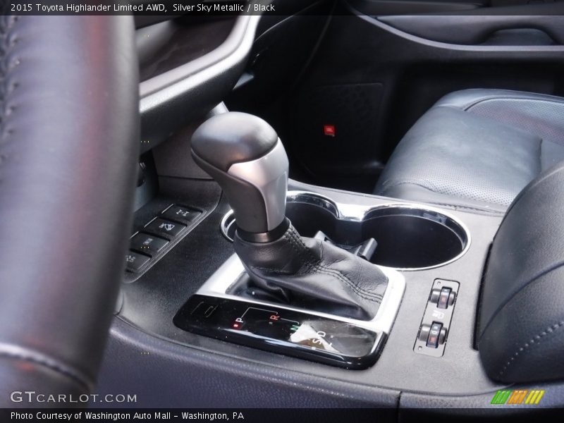 Silver Sky Metallic / Black 2015 Toyota Highlander Limited AWD