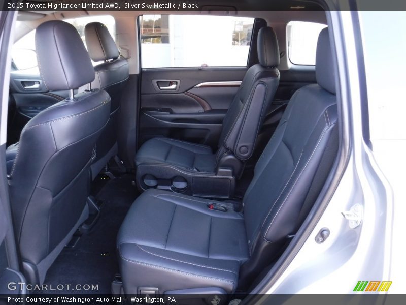 Silver Sky Metallic / Black 2015 Toyota Highlander Limited AWD