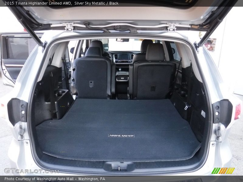 Silver Sky Metallic / Black 2015 Toyota Highlander Limited AWD
