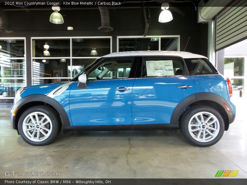 Kite Blue Metallic / Carbon Black 2016 Mini Countryman Cooper