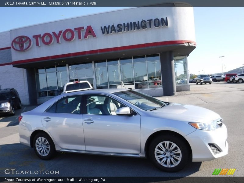 Classic Silver Metallic / Ash 2013 Toyota Camry LE