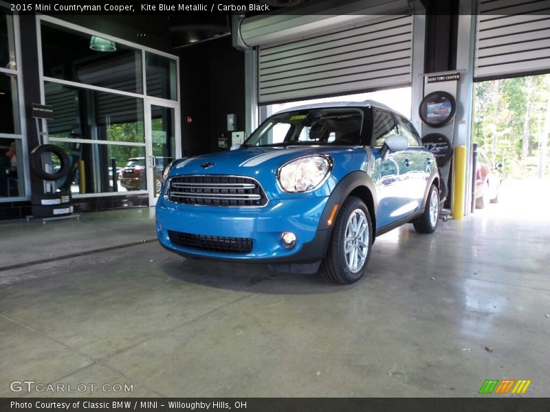 Kite Blue Metallic / Carbon Black 2016 Mini Countryman Cooper