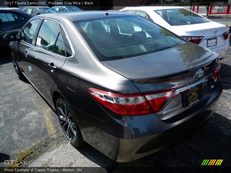 Predawn Gray Mica / Black 2017 Toyota Camry XSE