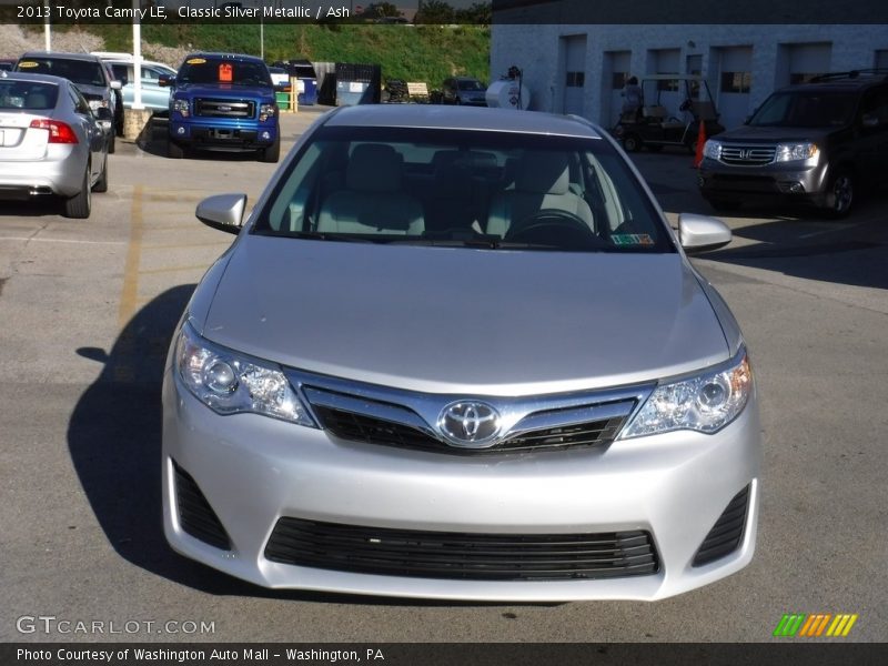 Classic Silver Metallic / Ash 2013 Toyota Camry LE