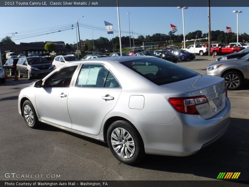 Classic Silver Metallic / Ash 2013 Toyota Camry LE