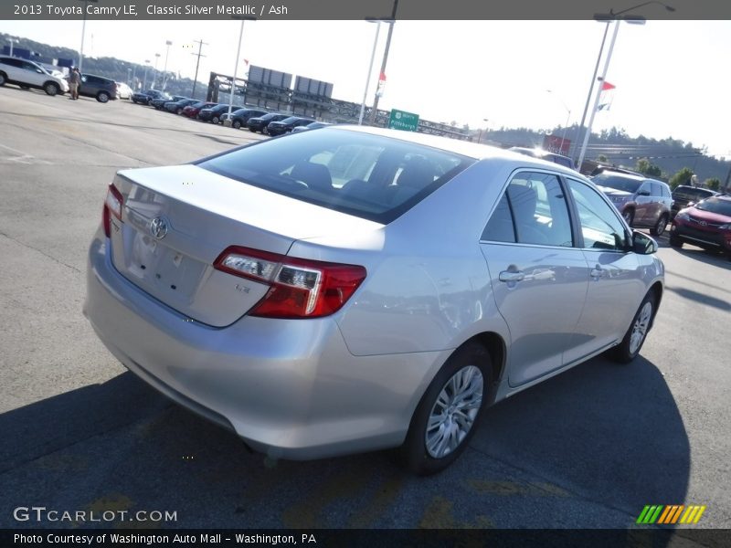 Classic Silver Metallic / Ash 2013 Toyota Camry LE