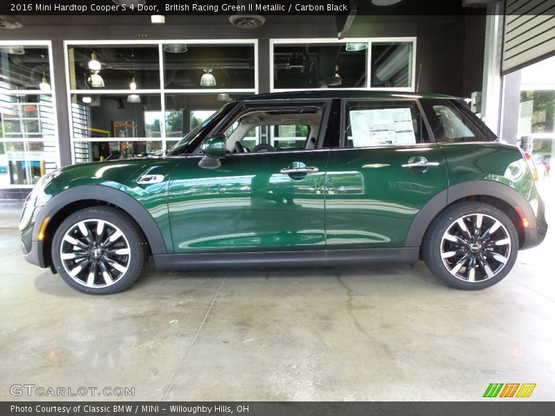 British Racing Green II Metallic / Carbon Black 2016 Mini Hardtop Cooper S 4 Door