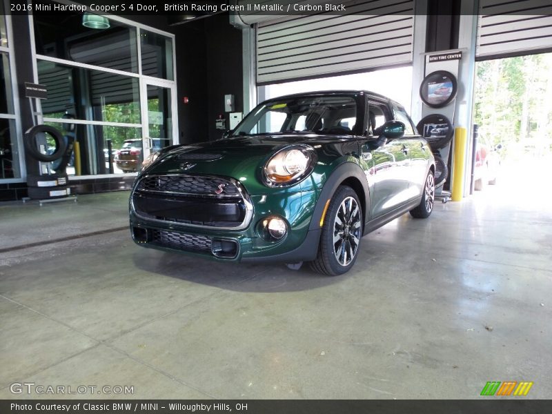 British Racing Green II Metallic / Carbon Black 2016 Mini Hardtop Cooper S 4 Door
