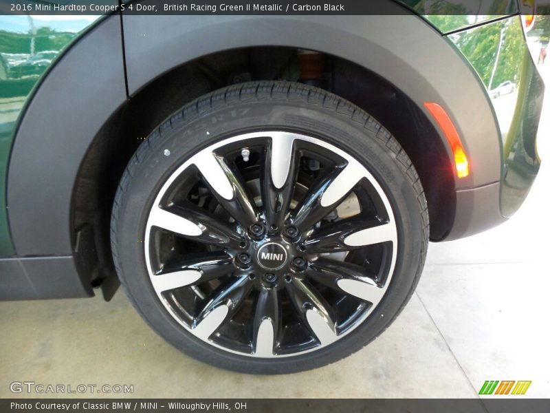 British Racing Green II Metallic / Carbon Black 2016 Mini Hardtop Cooper S 4 Door