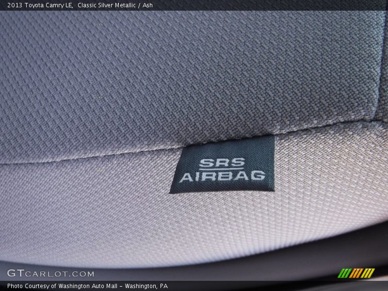 Classic Silver Metallic / Ash 2013 Toyota Camry LE
