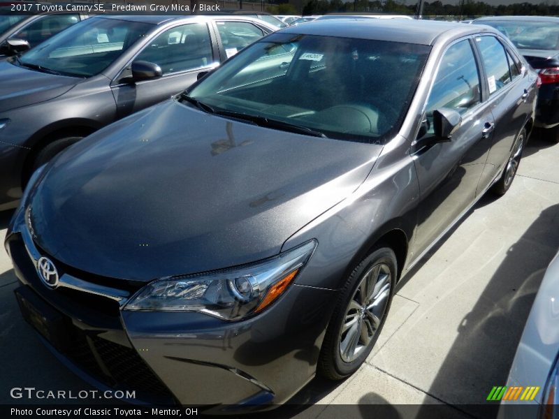 Predawn Gray Mica / Black 2017 Toyota Camry SE