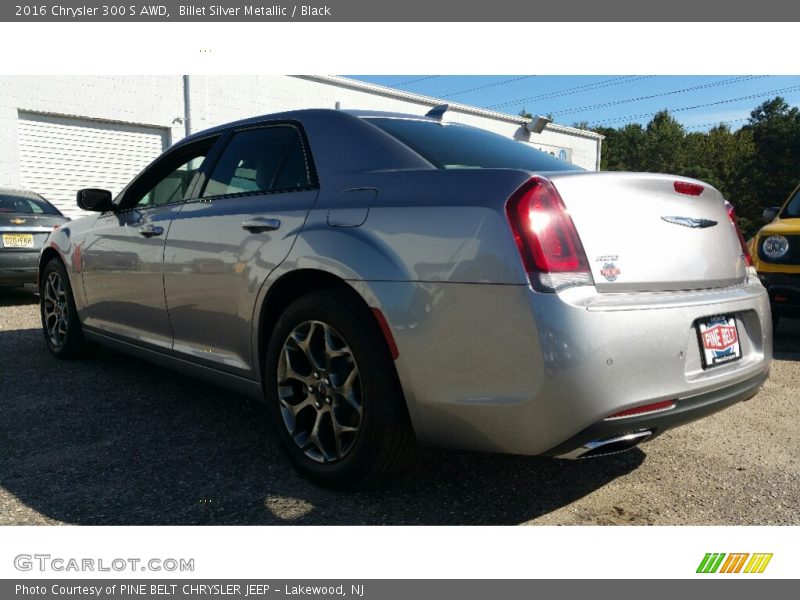 Billet Silver Metallic / Black 2016 Chrysler 300 S AWD