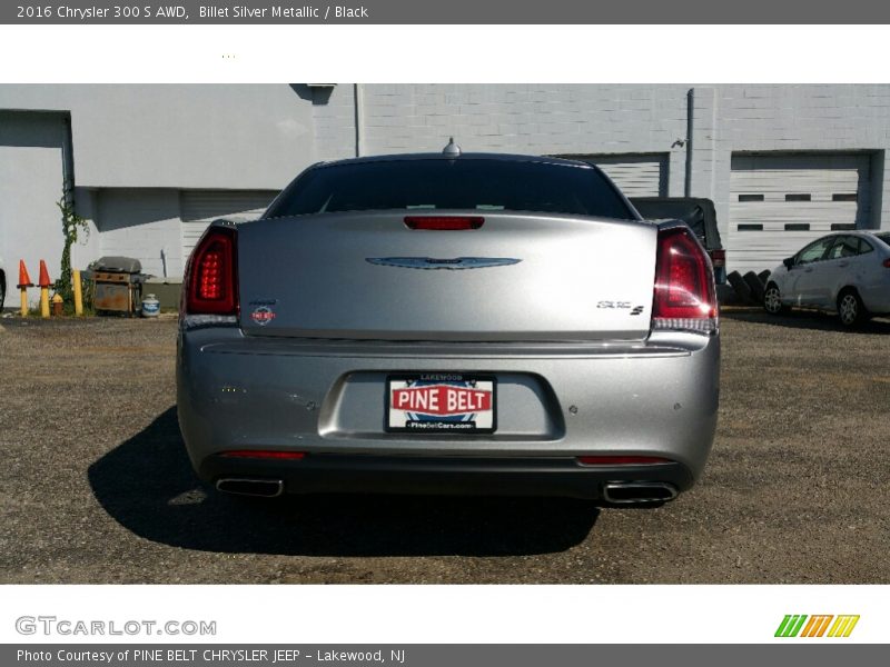 Billet Silver Metallic / Black 2016 Chrysler 300 S AWD