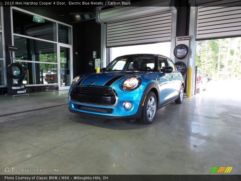 Electric Blue Metallic / Carbon Black 2016 Mini Hardtop Cooper 4 Door