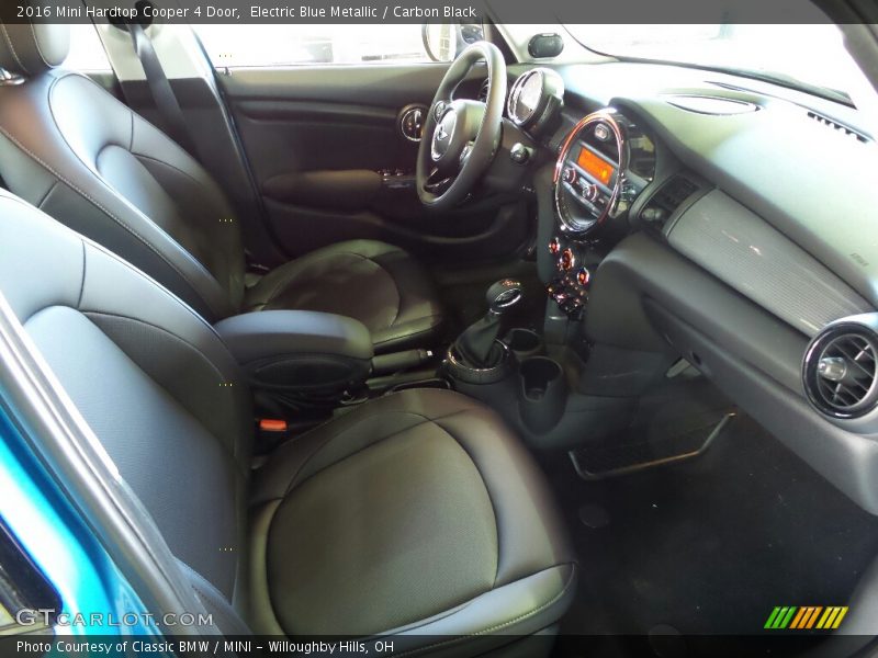 Electric Blue Metallic / Carbon Black 2016 Mini Hardtop Cooper 4 Door