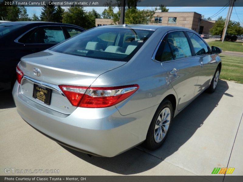 Celestial Silver Metallic / Ash 2017 Toyota Camry LE