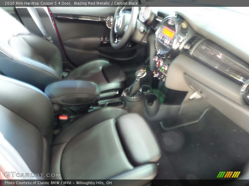 Blazing Red Metallic / Carbon Black 2016 Mini Hardtop Cooper S 4 Door