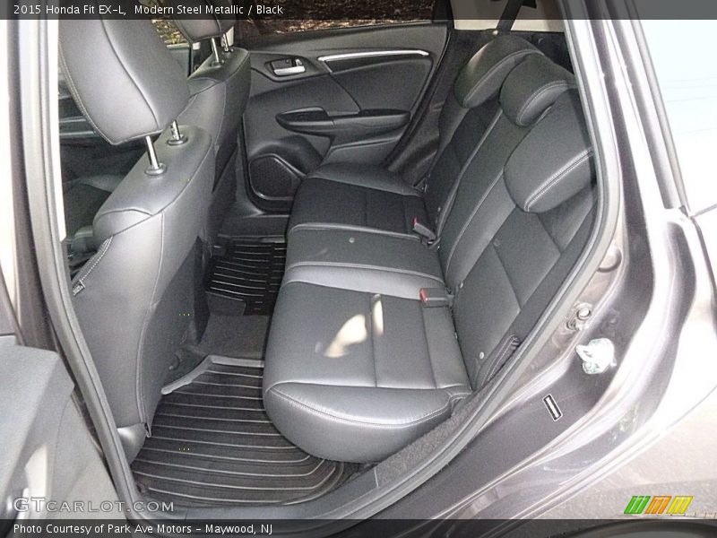 Modern Steel Metallic / Black 2015 Honda Fit EX-L