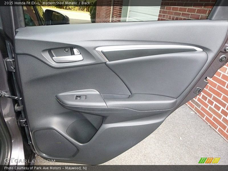 Modern Steel Metallic / Black 2015 Honda Fit EX-L