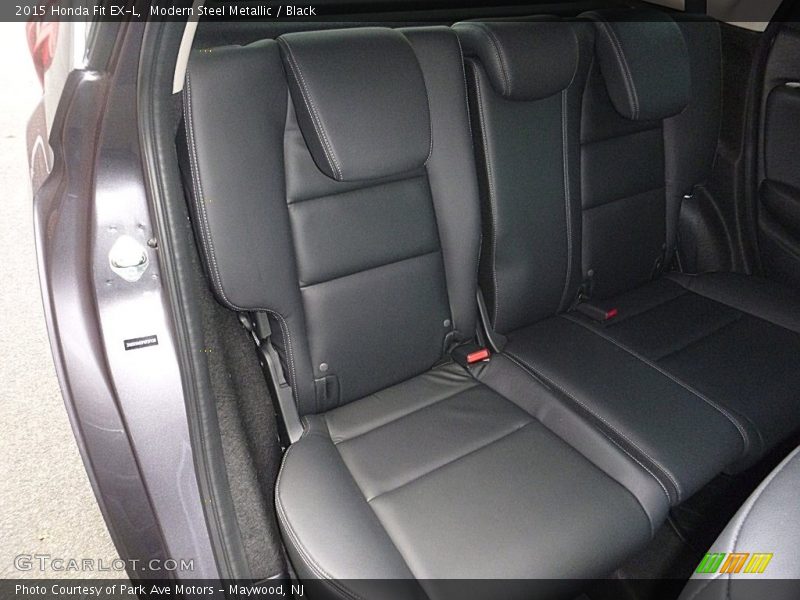 Modern Steel Metallic / Black 2015 Honda Fit EX-L