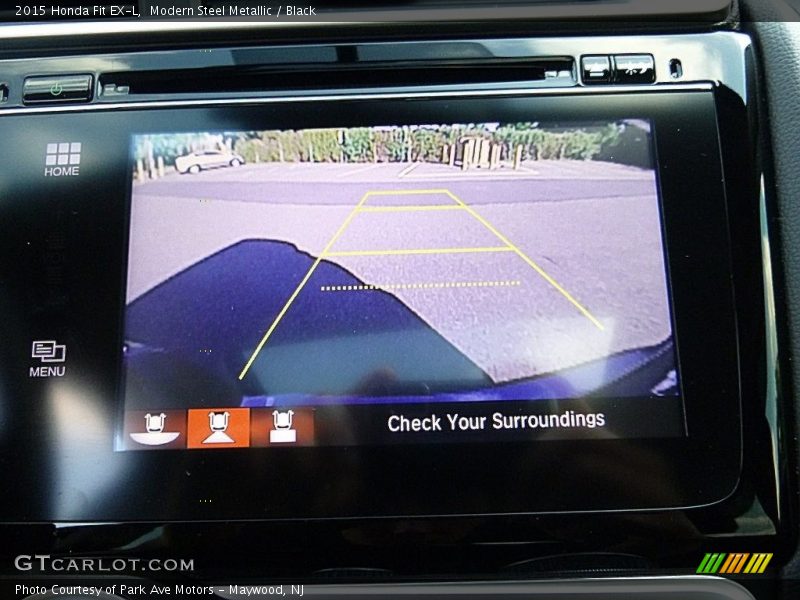 Modern Steel Metallic / Black 2015 Honda Fit EX-L